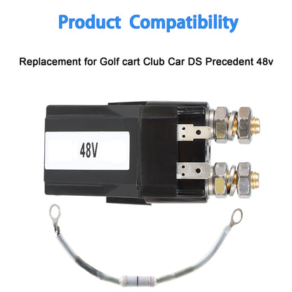 munirater 48 Volt Solenoid and Resistor Assembly Replacement for Club Car DS & Precedent Golf Cart 102865901