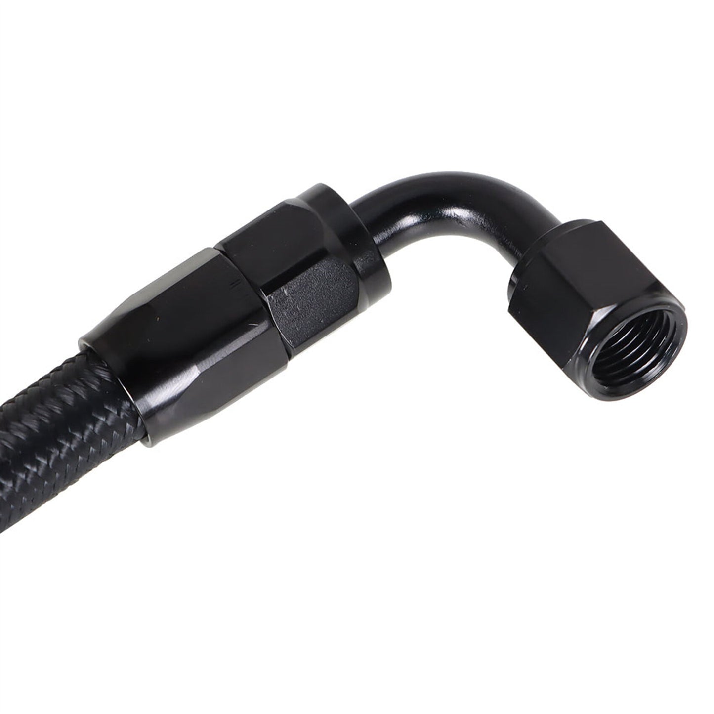 munirater Black Braid Fuel Line Replacement for Acura B/D Series D15 D16 B16B B16A B18C D16