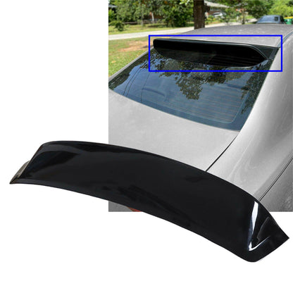 munirater Rear Window Roof Vent Visor Spoiler Wing Black Tinted Replacement for 1996 1997 1998 Civic 4DR