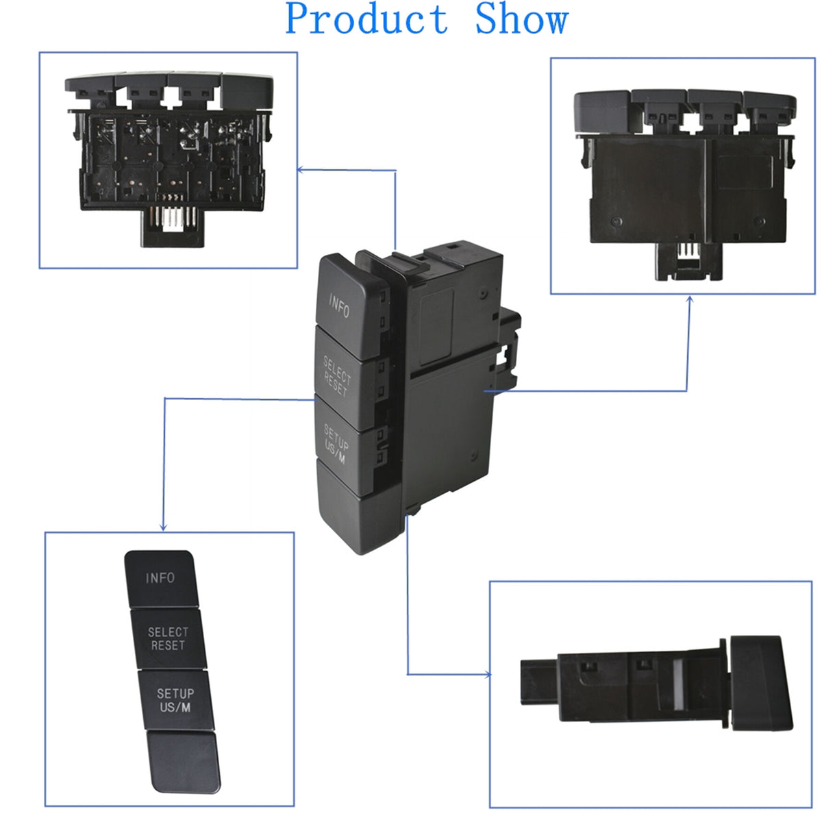 munirater 84977-0C020 Drive Monitor Switch Replacement for Toyota Tundra Sequoia SR5 2008-2013