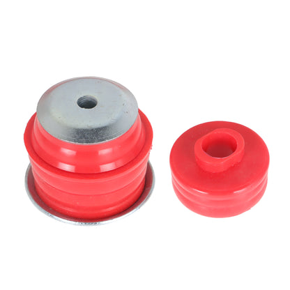 munirater Body Cab Mount Bushing Kit Replacement for 08-16 F250 F350 Super Duty 2WD 4WD Polyurethane Body Cab Mounts & Steel Sleeves & Hardware (Red) KF04060BK