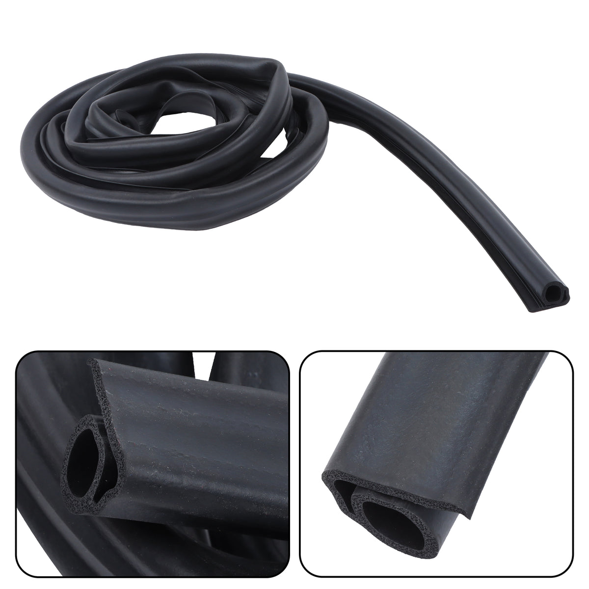 Removable Top Bedside-to-Cap Weatherstrip Kit for Chevrolet Blazer & GMC Jimmy, 4-Piece