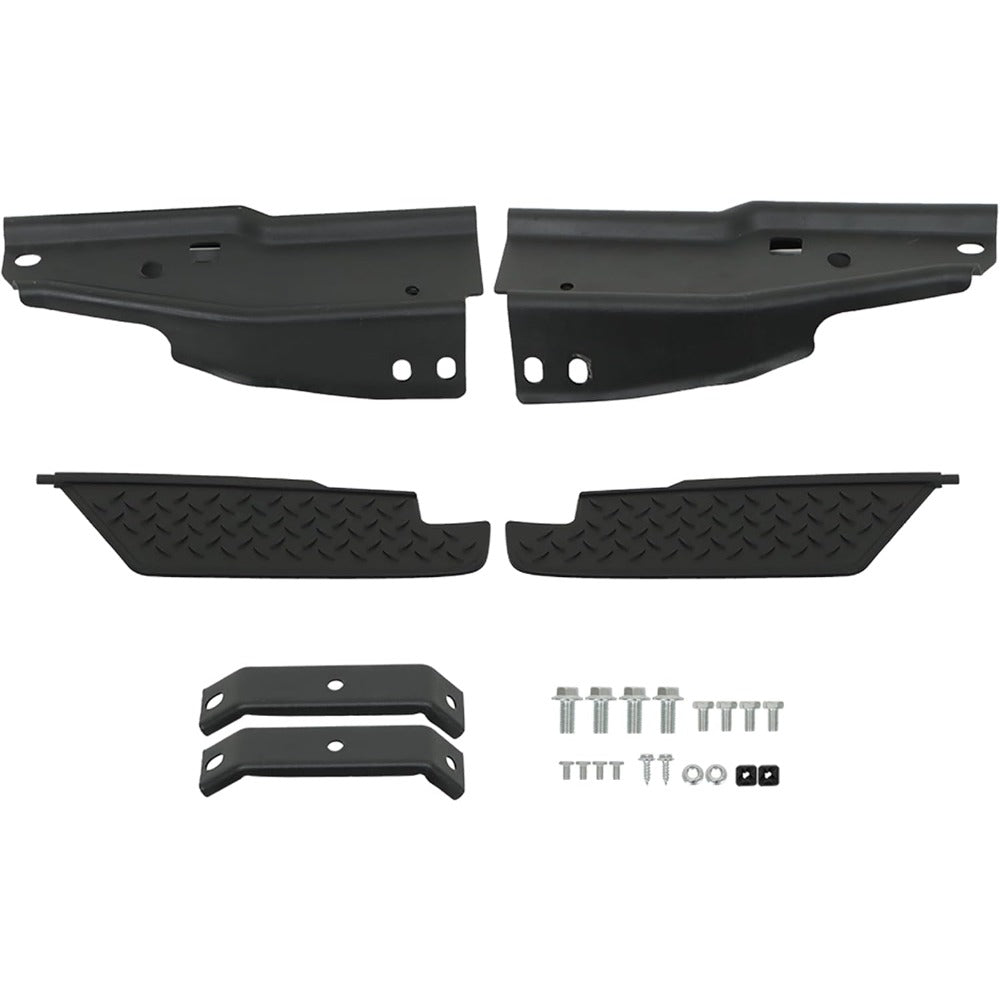 Black Steel Rear Step Bumper for Chevrolet Colorado & GMC Canyon 2004-2007, GM1103146