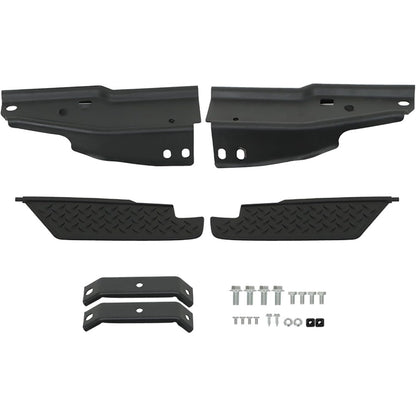 Black Steel Rear Step Bumper for Chevrolet Colorado & GMC Canyon 2004-2007, GM1103146