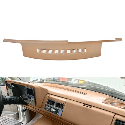 munirater Molded Dash Bezel Skin Cap Cover Overlay W/Grille Replacement for 1988-1994 C1500 K1500 02ITM4506ABE Beige