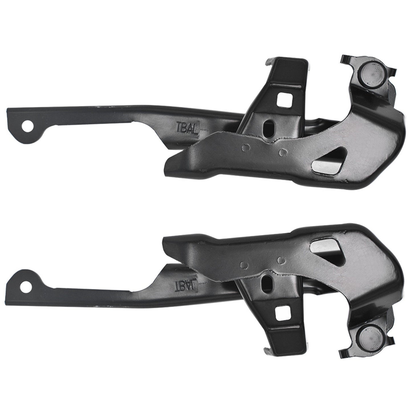 munirater 2PCS Hood Hinge Set Black Steel Replacement for 2016-2021 Honda Civic 60120TBAA00ZZ 60170TBAA00ZZ HO1236143 HO1236144