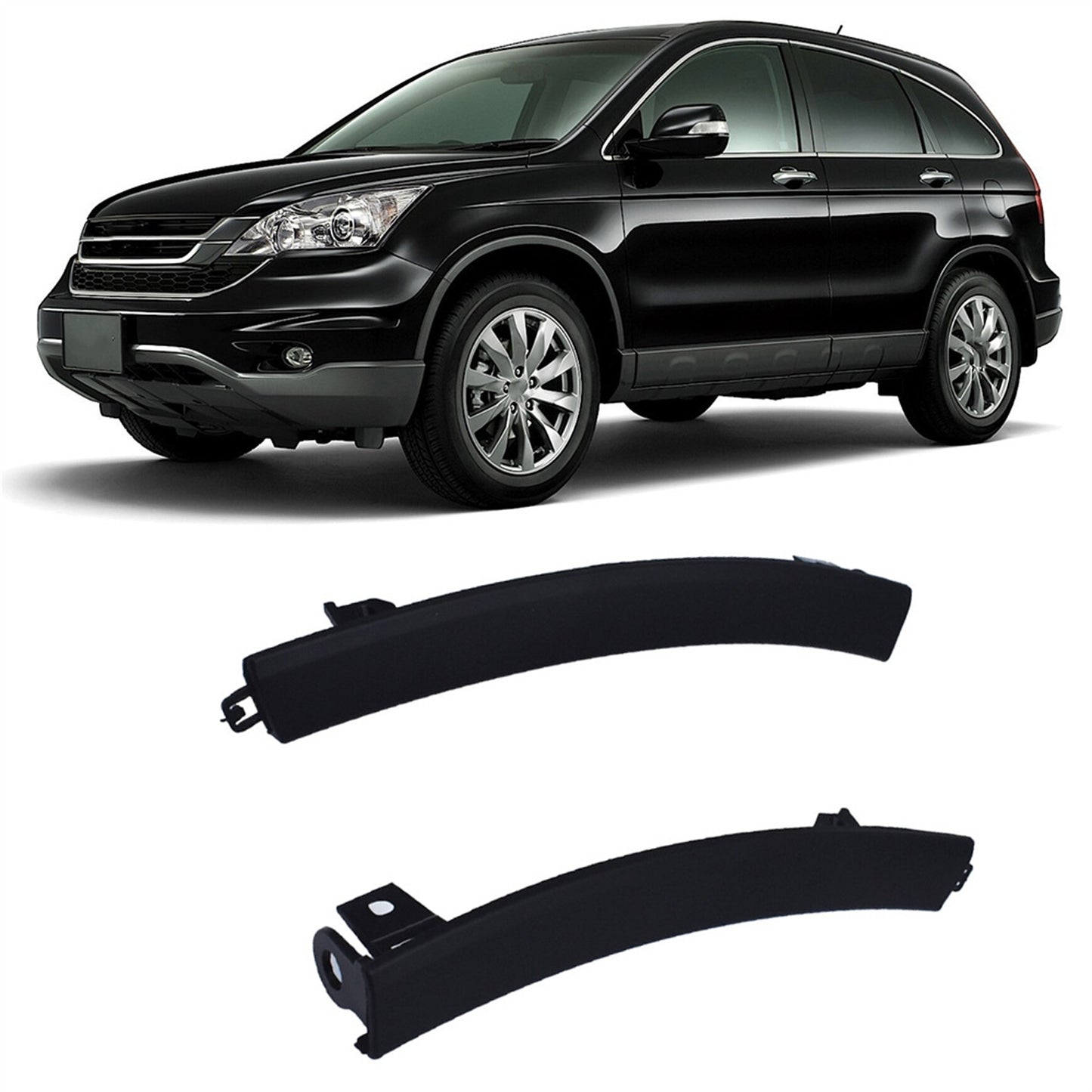 munirater Left & Right Side Front Bumper Filler Replacement for 2007-2011 Honda CR-V