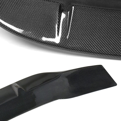 munirater Carbon Fiber Trunk Spoiler Replacement for 2010-2016 W212 E300 E350 E550 E63 Amg Sedan Rt Style