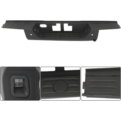 Chrome Steel Rear Step Bumper for Toyota Tundra 2014-2021, with Sensor Holes, TO1103120