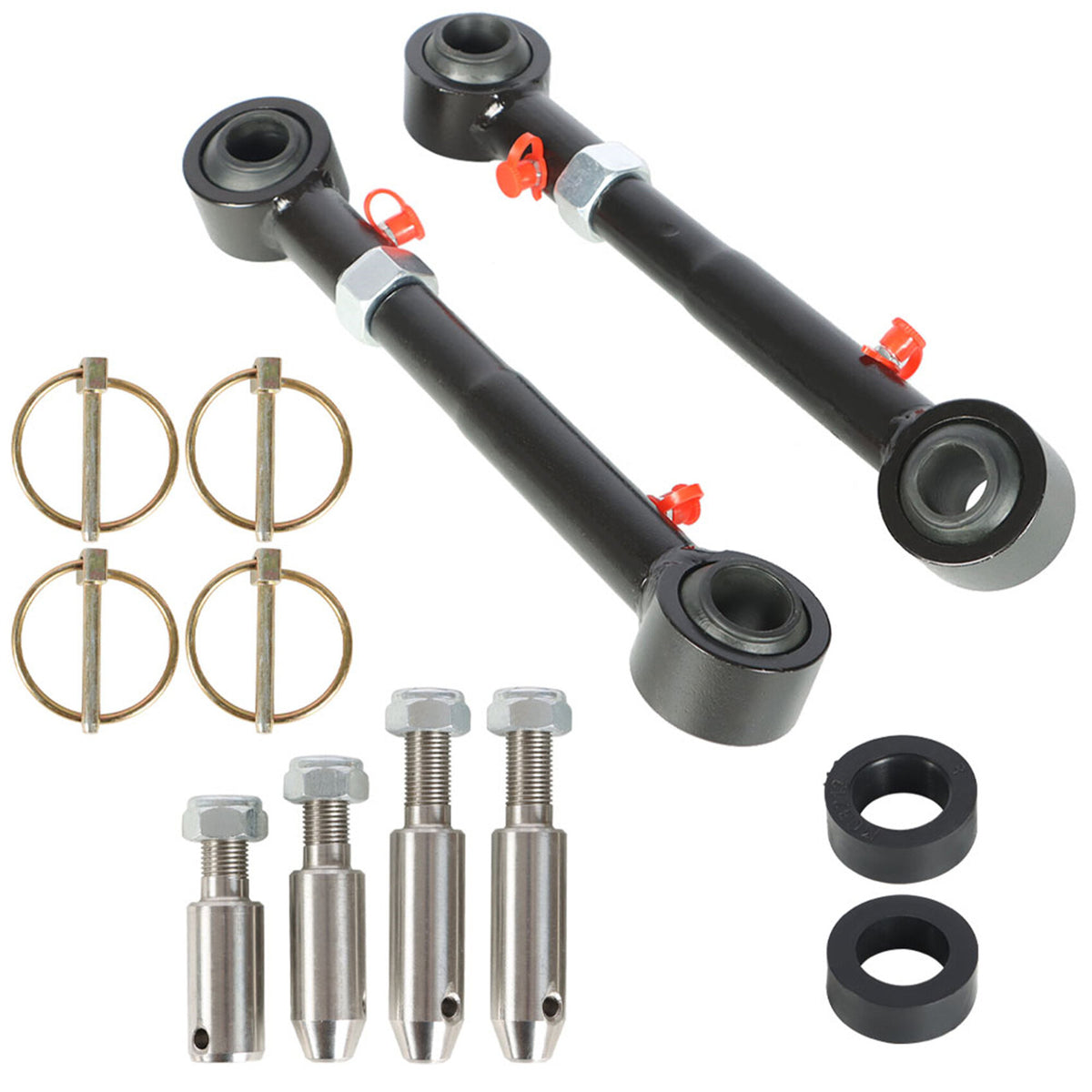 munirater Front Sway Bar Links Quicker Disconnects Replacement for 2007-2018 Wrangler JK JKS with 2.5-6 Inch lifts