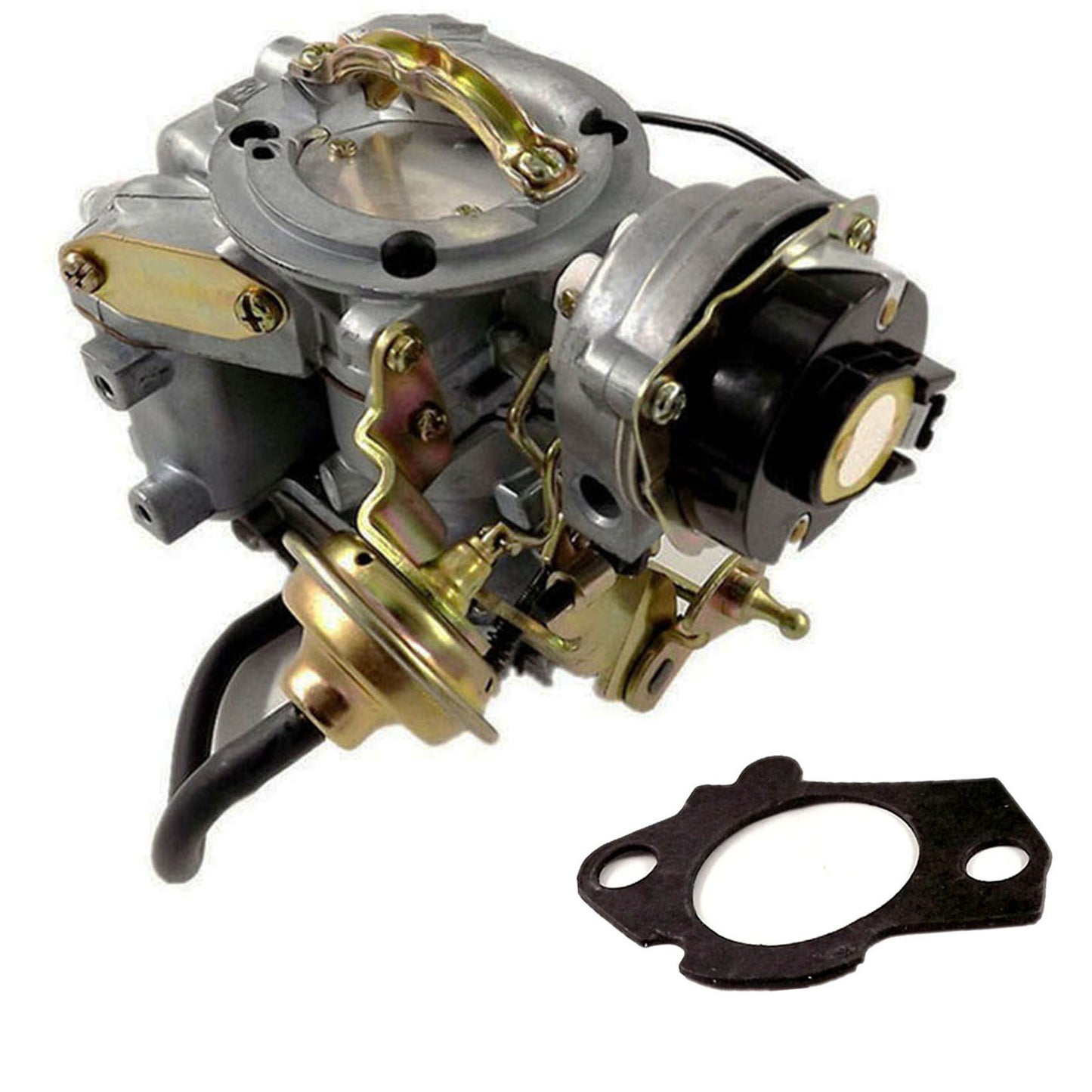 munirater 1-Barrel Carburetor Carb Replacement for Ford Broncos Fairmont Granada Econoline F250 F350, 4.9L 300 Cu/4.1L 250 Cu/3.3L 200 Cu Engine 1967-1985 Automatic Choke YFA