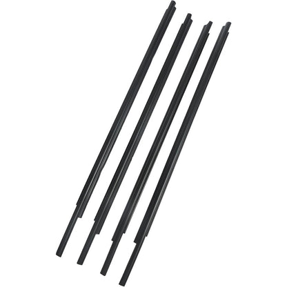 Door Belt Weatherstrip Molding Kit for 2008-2020 Toyota Sequoia, 4-Piece