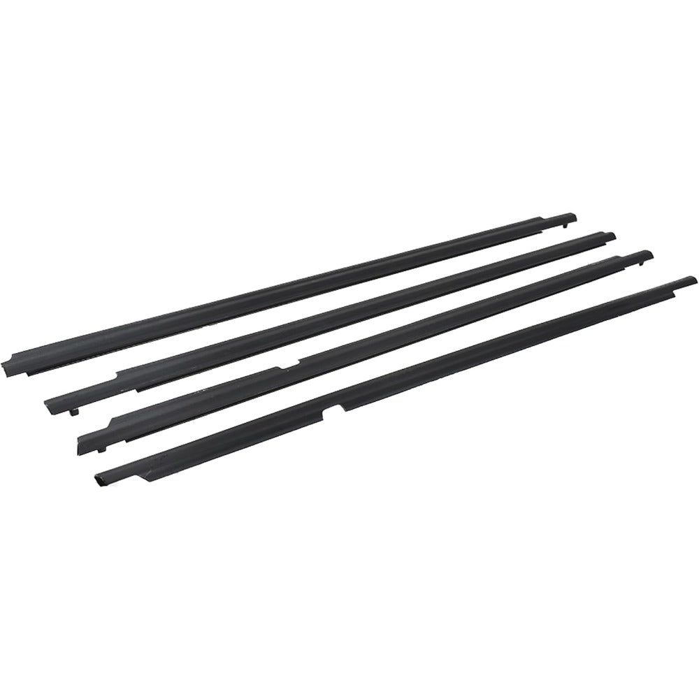 Black Window Weatherstrip Kit for 2009-2012 Toyota Corolla, 4-Piece, 75710-02210