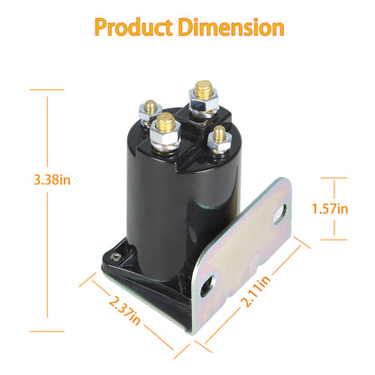 munirater 12V 200A 4 Terminal Heavy Duty Solenoid Replacement for Yamaha G8 G9 G11 G14 G16 G20 Gas 1985 - Up 4 - Cycle Models JF2 - H1950-00