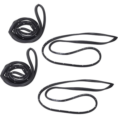 Rubber Door Weatherstrip Seal Kit for Oldsmobile 88 & GM Sedans, 4-Piece