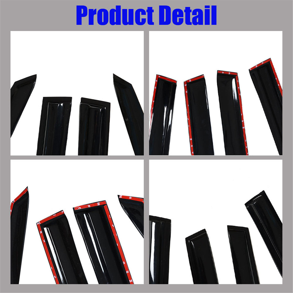 munirater Side Window Visor Vent Rain Guard Deflector Replacement for 2008-2013 Kia Soul