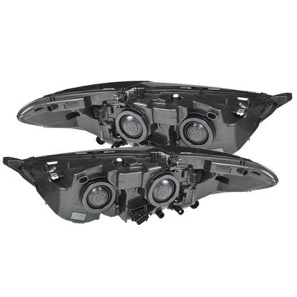munirater Headlights Lights Lamps Pair Set Left+Right Replacement for 2013 2014 2015 2016 Fusion Halogen Models DS7Z13008A