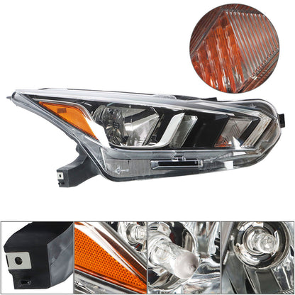 munirater Headlight Assembly Replacement for 2020 2021 Nissan Versa Halogen Headlight Lamp Assembly Right Headlamp Passenger Side