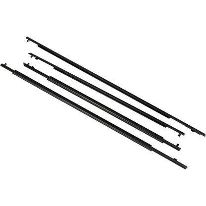 Door Belt Weatherstrip Molding Kit for 2010-2015 Toyota Prius, 4-Piece