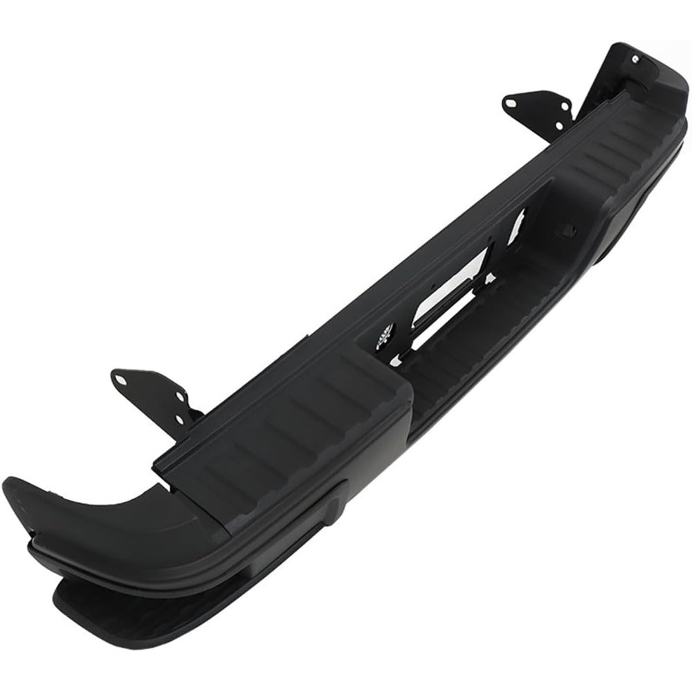 Black Rear Step Bumper for Chevrolet Colorado & GMC Canyon 2015-2019, without Sensor Holes, GM1103180