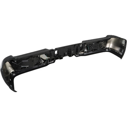 Chrome Rear Step Bumper for Ram 2500 / 3500 2019-2024, without Sensor or Light Openings, 68451162AA