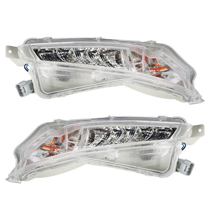 munirater 2-Pack LED Daytime Running Fog Lamps Turn Signal Light (LH & RH) Replacement for 2015-2017 Toyota Camry