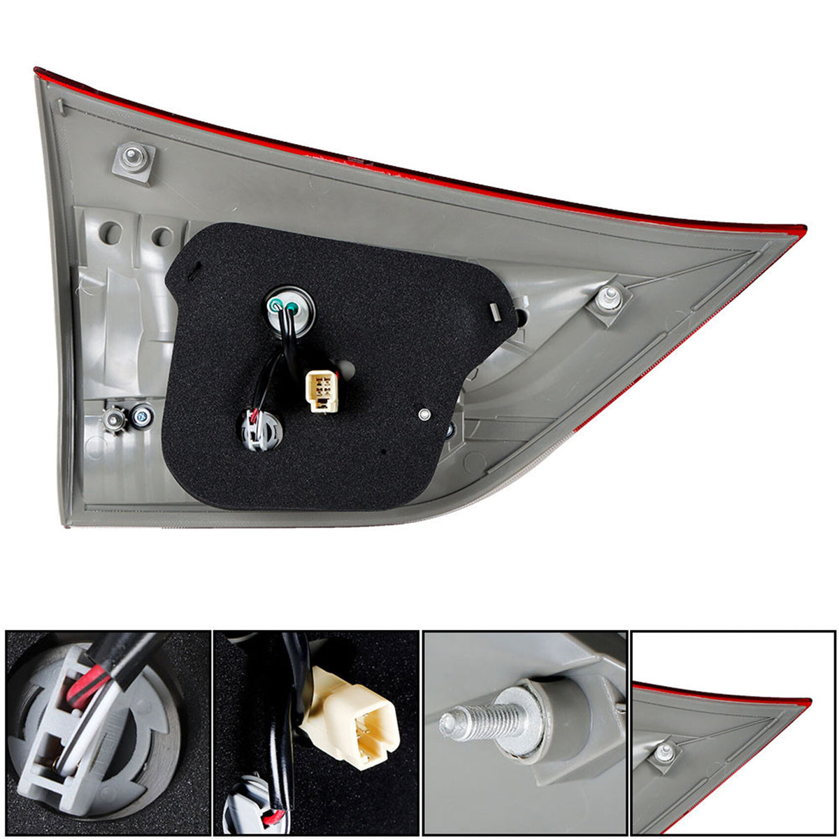 munirater Tail Light Assembly Set For 2011-2014 Toyota Sienna Passenger Right Rear Side