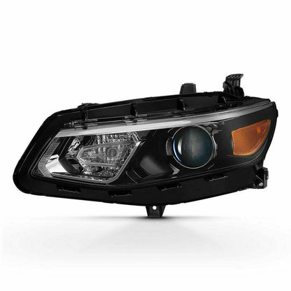 munirater Headlight Assembly Driver Side Black Housing Projector Replacement for 2016 2017 2018 Malibu